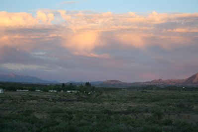 Senset Shining on the Eastern Clouds